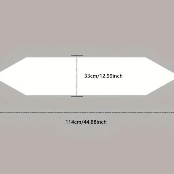 Lace Table Runner White Dresser Scarf Doily Dining Linen Hollow 12.9"x44.8" - Picture 3 of 3